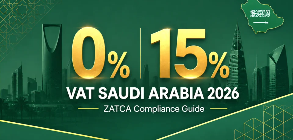 VAT in Saudi Arabia 2026 ZATCA compliance guide 15% rate Fatoora